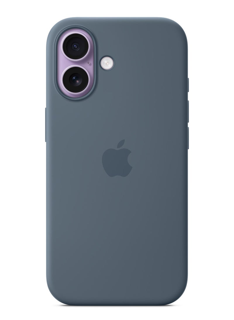 Apple iPhone 17 Silicone Case with MagSafe - Anchor Blue - Image 2