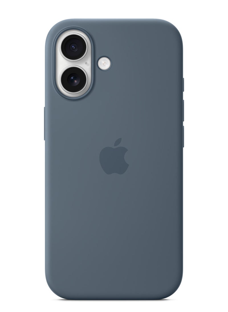 Apple iPhone 17 Silicone Case with MagSafe - Anchor Blue - Image 4