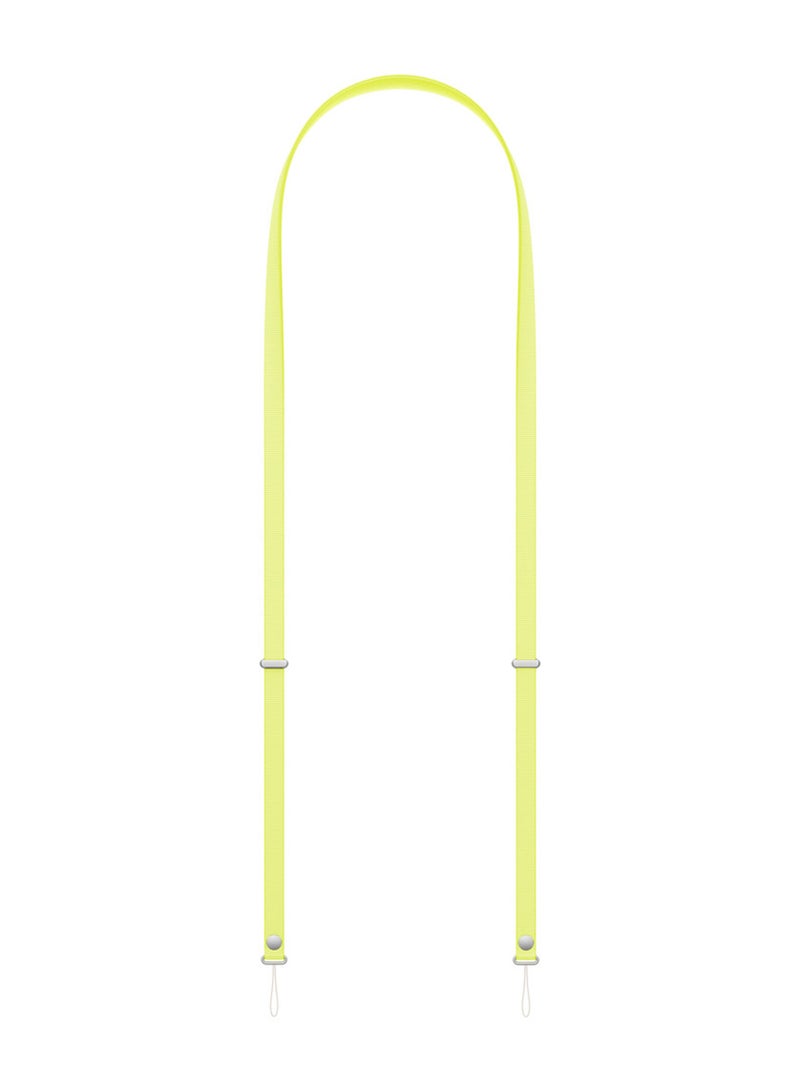 Apple Crossbody Strap - Neon Yellow - Image 1