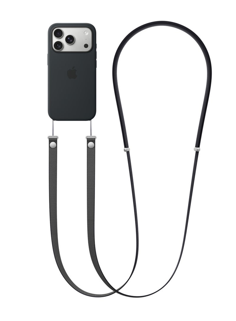 Apple Crossbody Strap - Black - Image 2