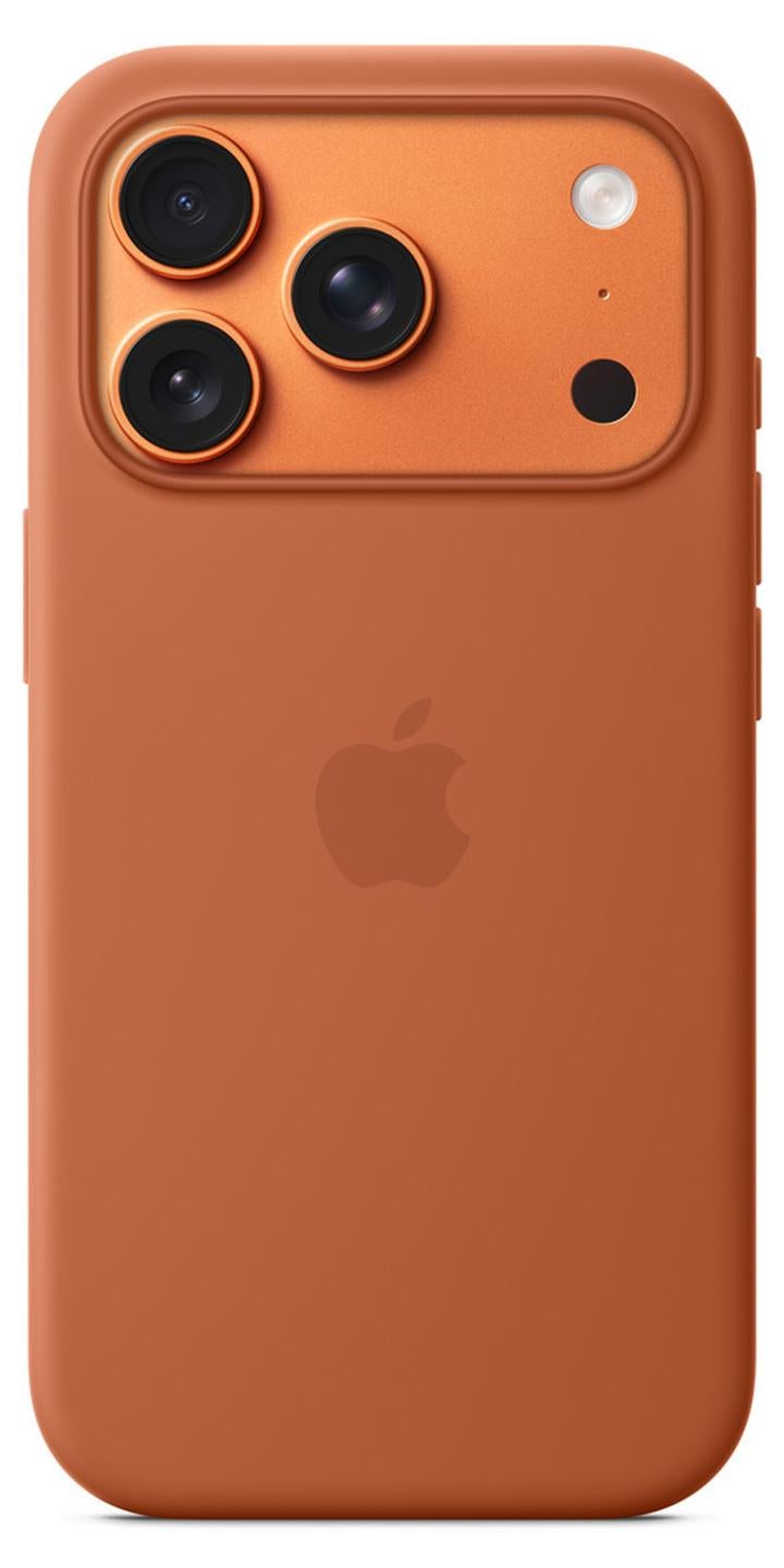 ابل  حافظة سيليكون لجهاز آيفون 17 برو مع ميغ سيف - Image 1