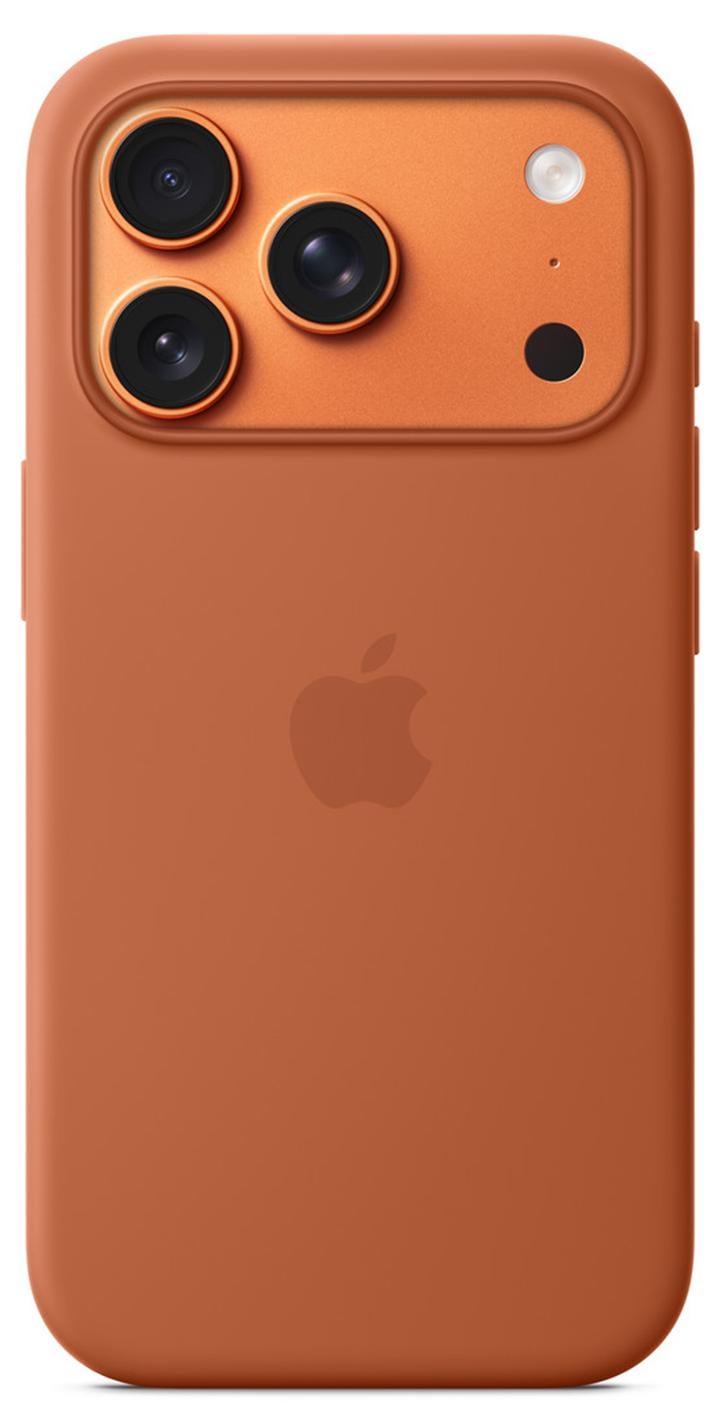 Apple iPhone 17 Pro Silicone Case with MagSafe – Terra Cotta - Image 1