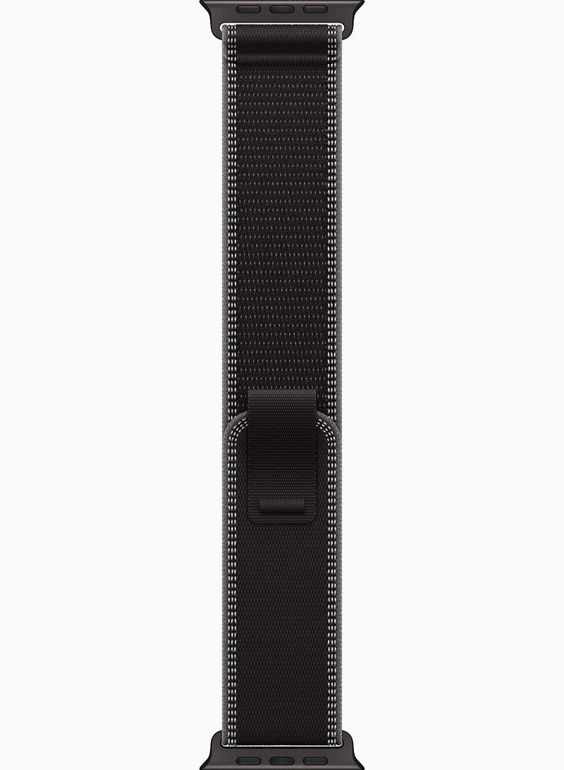 Apple Watch Ultra 3 GPS + Cellular 49mm Black Titanium Case With Black/Charcoal Trail Loop - M/L - Image 3