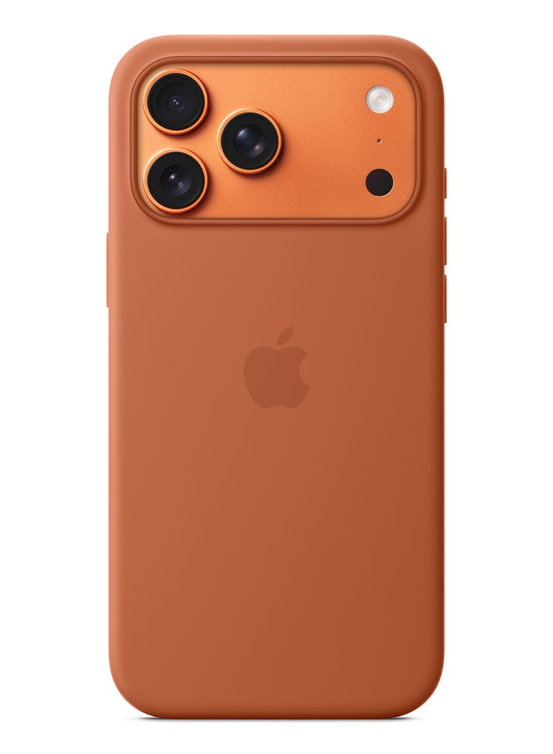 Apple iPhone 17 Pro Max Silicone Case with MagSafe – Terra Cotta - Image 1