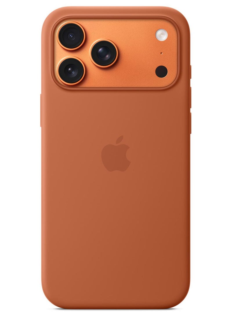 Apple iPhone 17 Pro Max Silicone Case with MagSafe – Terra Cotta - Image 1