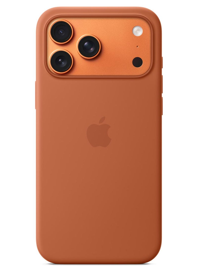 Apple iPhone 17 Pro Max Silicone Case with MagSafe – Terra Cotta - Image 1