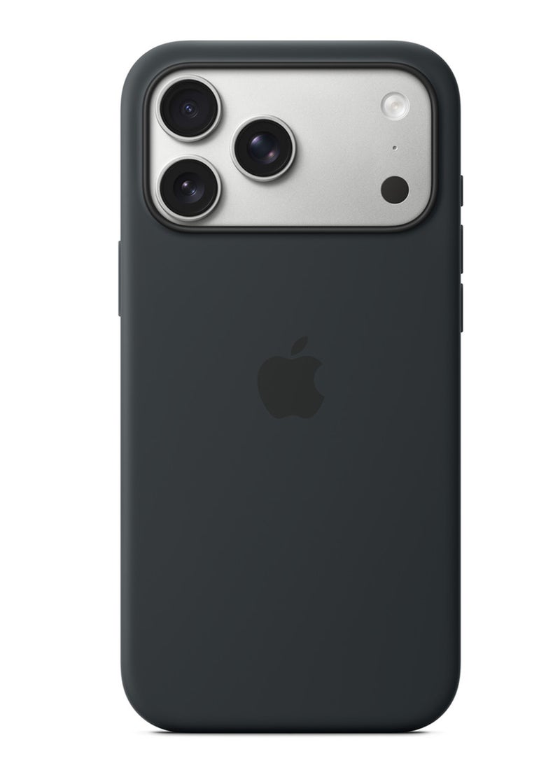 Apple iPhone 17 Pro Max Silicone Case with MagSafe – Black - Image 1