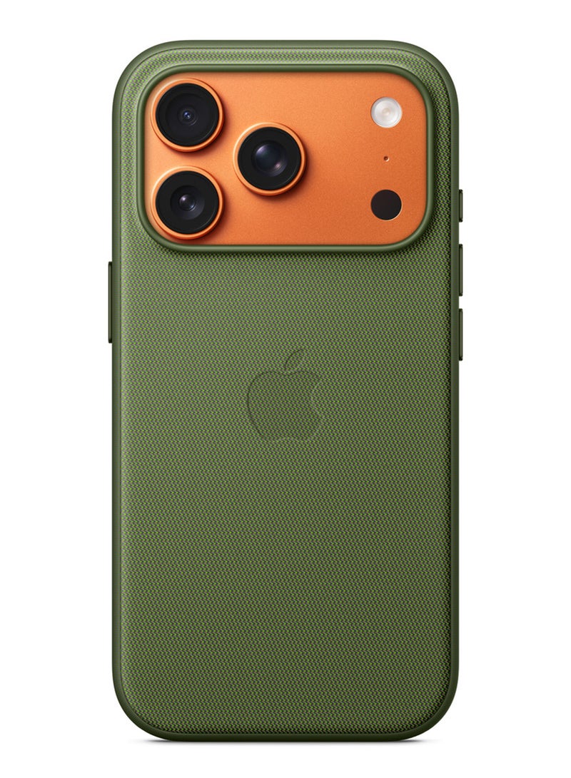 ابل  iPhone 17 Pro TechWoven Case with MagSafe - Green - Image 2