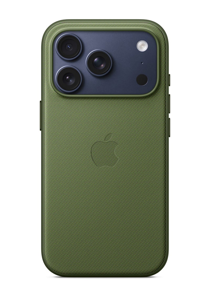 ابل  iPhone 17 Pro TechWoven Case with MagSafe - Green - Image 3