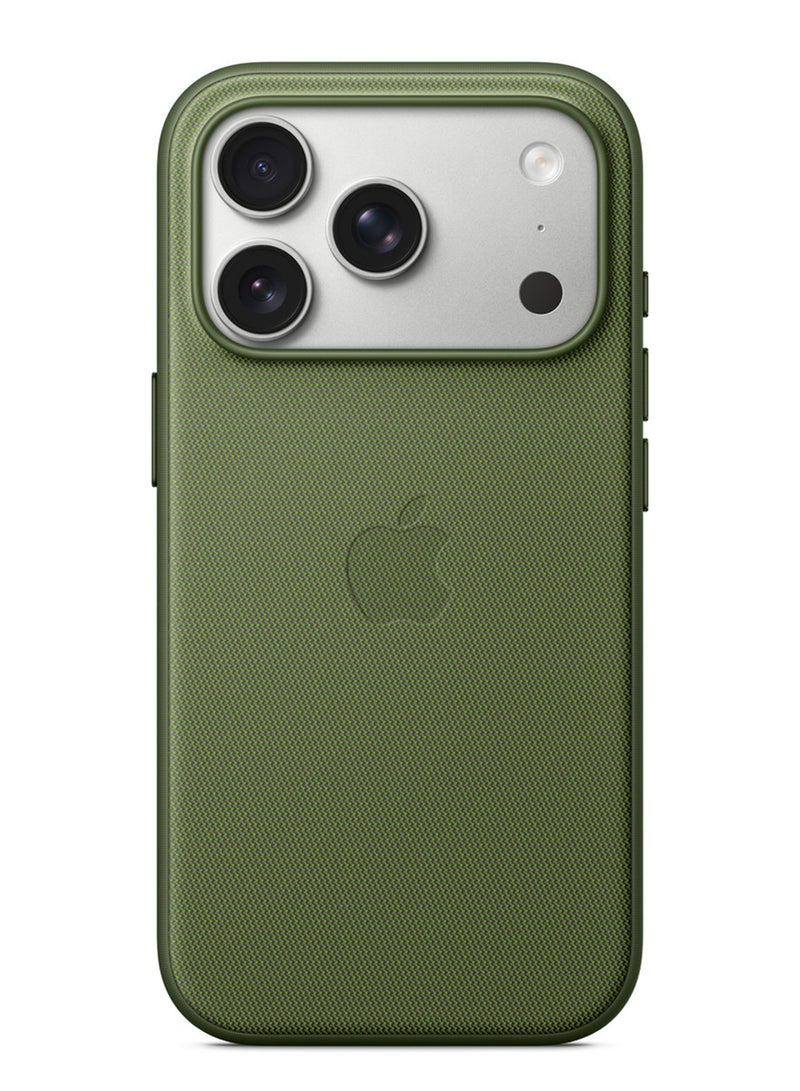 ابل  iPhone 17 Pro TechWoven Case with MagSafe - Green - Image 1