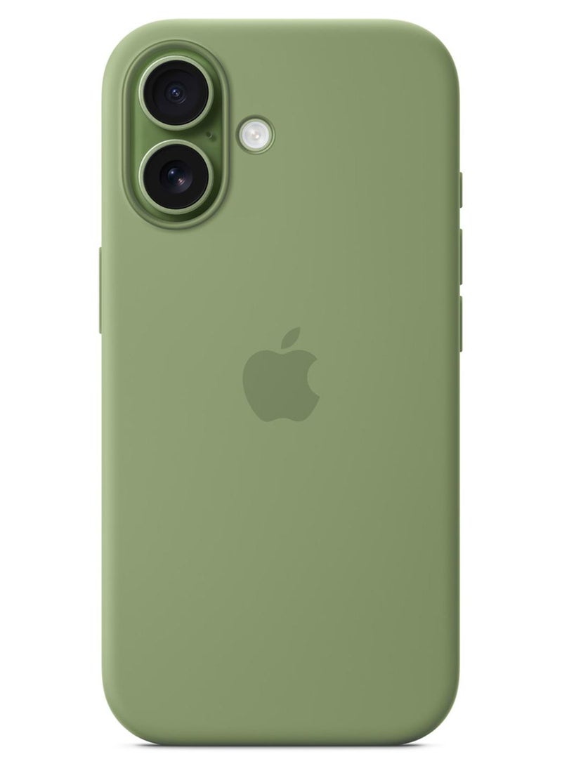 Apple iPhone 17 Silicone Case with MagSafe - Light Moss - Image 1