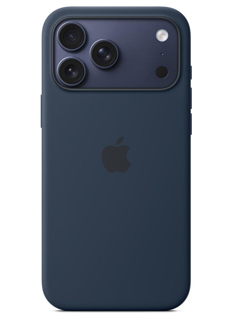 ابل  حافظة سيليكون لجهاز آيفون 17 برو ماكس مع ميغ سيف - Image 1