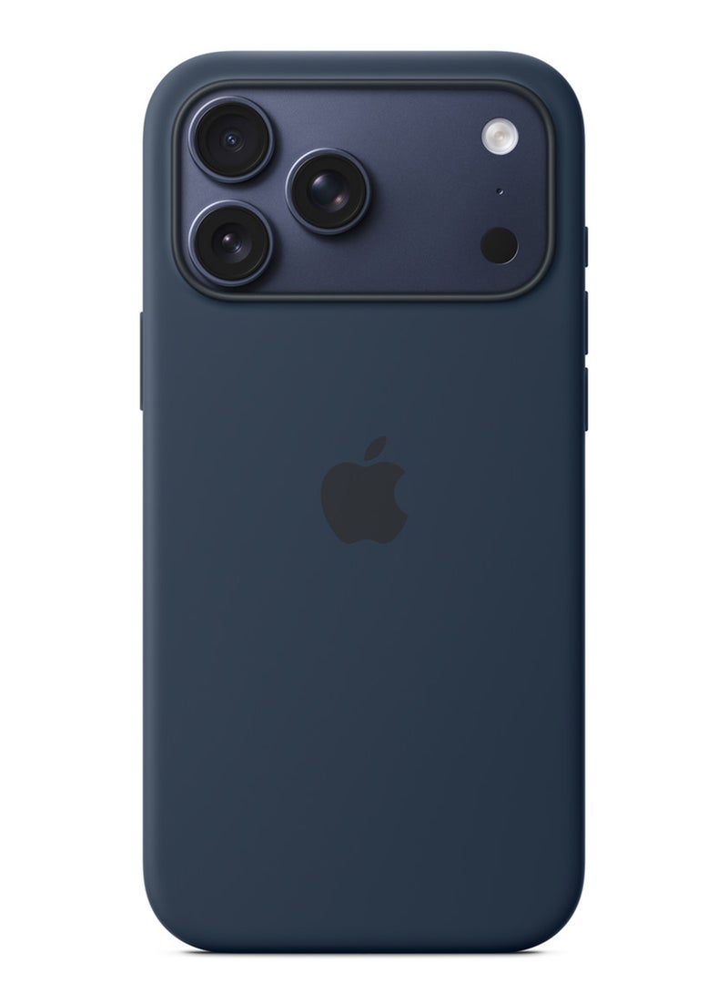 ابل  حافظة سيليكون لجهاز آيفون 17 برو ماكس مع ميغ سيف - Image 1