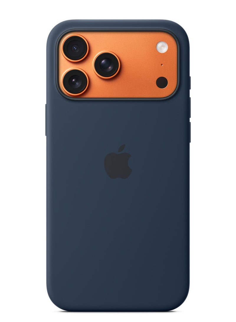 ابل  حافظة سيليكون لجهاز آيفون 17 برو ماكس مع ميغ سيف - Image 2