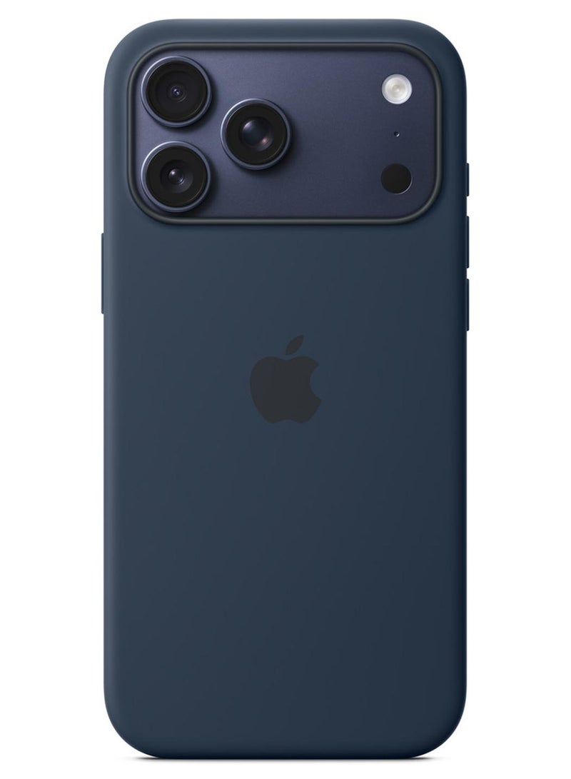 Apple iPhone 17 Pro Max Silicone Case with MagSafe – Midnight - Image 1