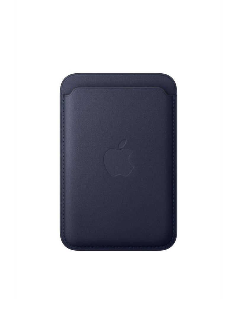 Apple iPhone FineWoven Wallet with MagSafe – Navy - Image 1