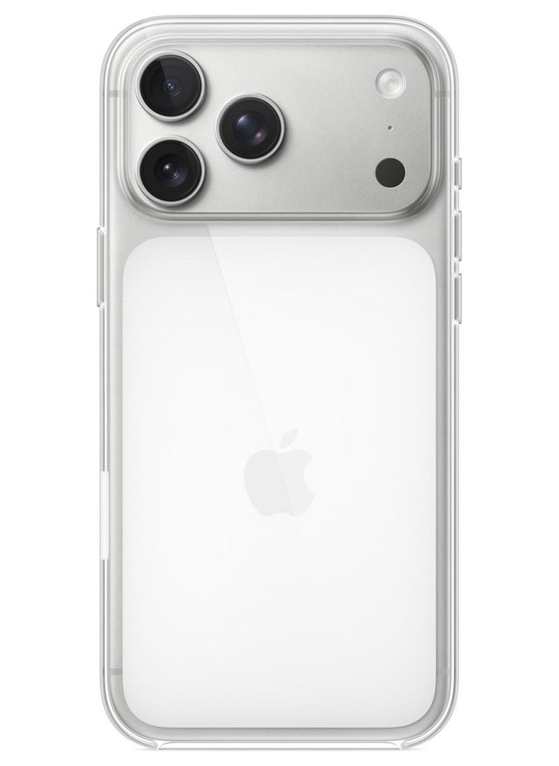 ابل  iPhone 17 Pro Max Clear Case with MagSafe Clear - Image 1