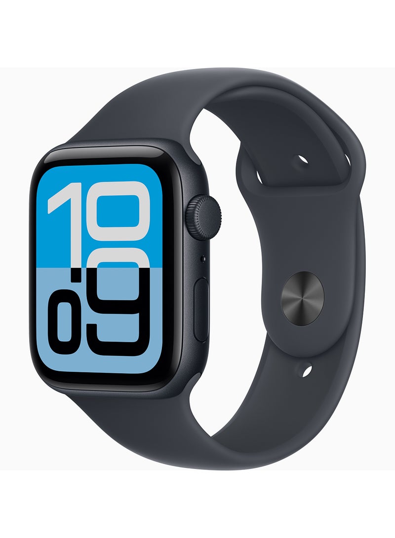 Apple Watch SE 3 GPS 44mm Midnight Aluminium Case With Midnight Sport Band - M/L - Image 1