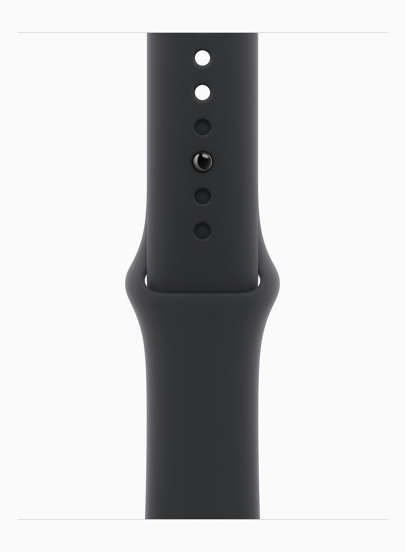 Apple Watch Series 11 GPS + Cellular 42mm (TDRA Version) Space Grey Aluminium Case With Black Sport Band SG Case - M/L - Image 3