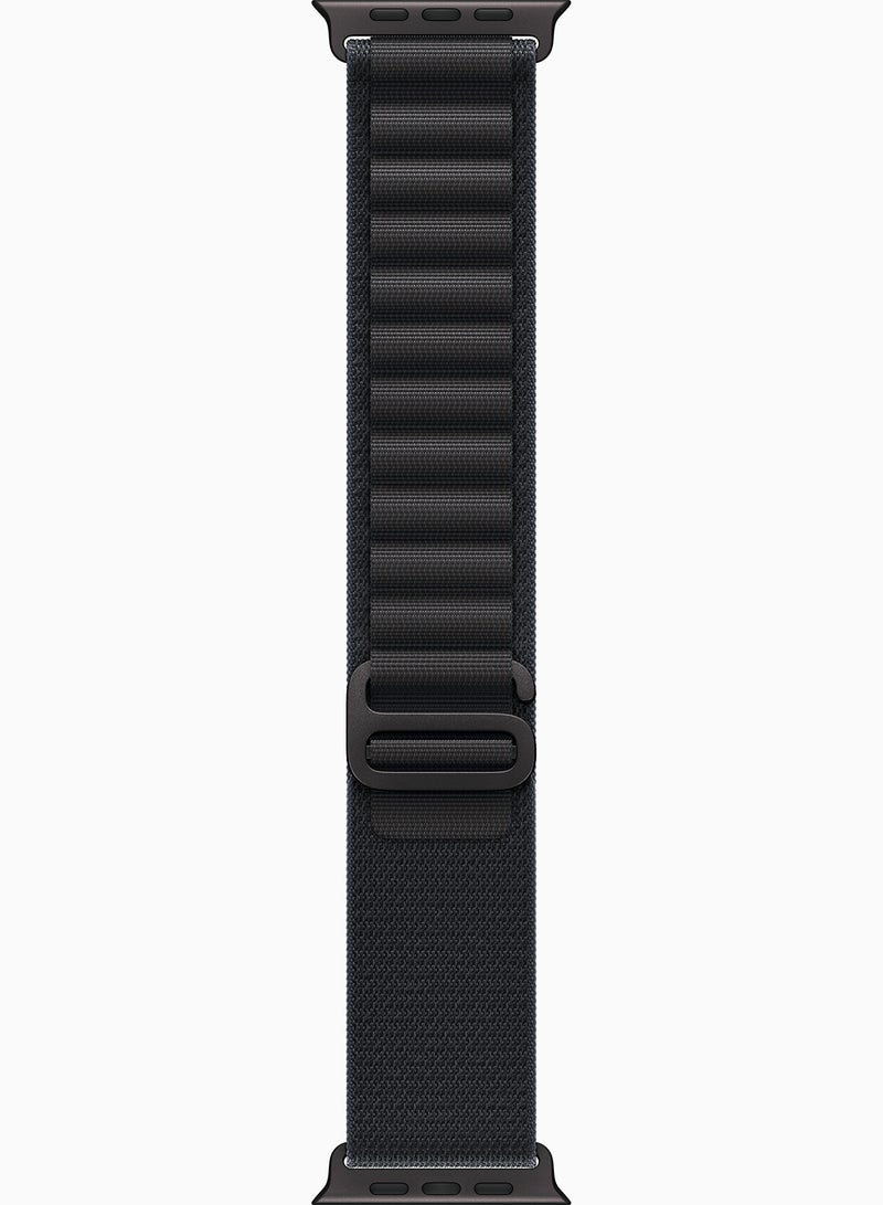 Apple Watch Ultra 3 GPS + Cellular 49mm Black Titanium Case With Black Alpine Loop - Medium - Image 3