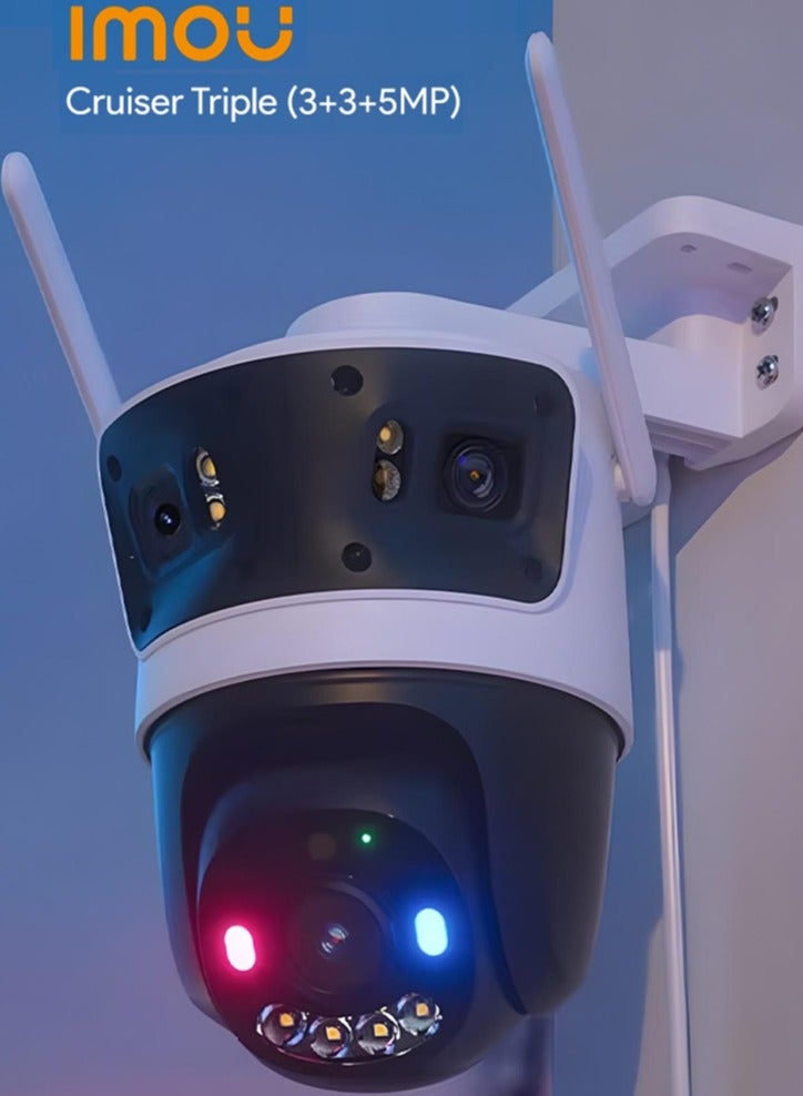 IMOU Cruiser Triple Lens 11MP Outdoor Wi-Fi 6 PT Camera – Smart Tracking with Full Color Night Vision, Designed to Deliver Maximum Visibility, Security, and Control for Homes and Businesses (5MP + 3MP + 3MP lenses) - Image 2