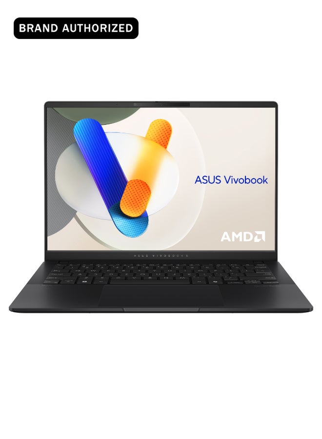 ASUS Vivobook S 14 Touchscreen Laptop With 14-Inch OLED Display, AMD Ryzen AI 9-365 Processor/32GB RAM/1TB SSD/Windows 11 Pro with Copilot Key Arabic Neutral Black Arabic Neutral Black - Image 1
