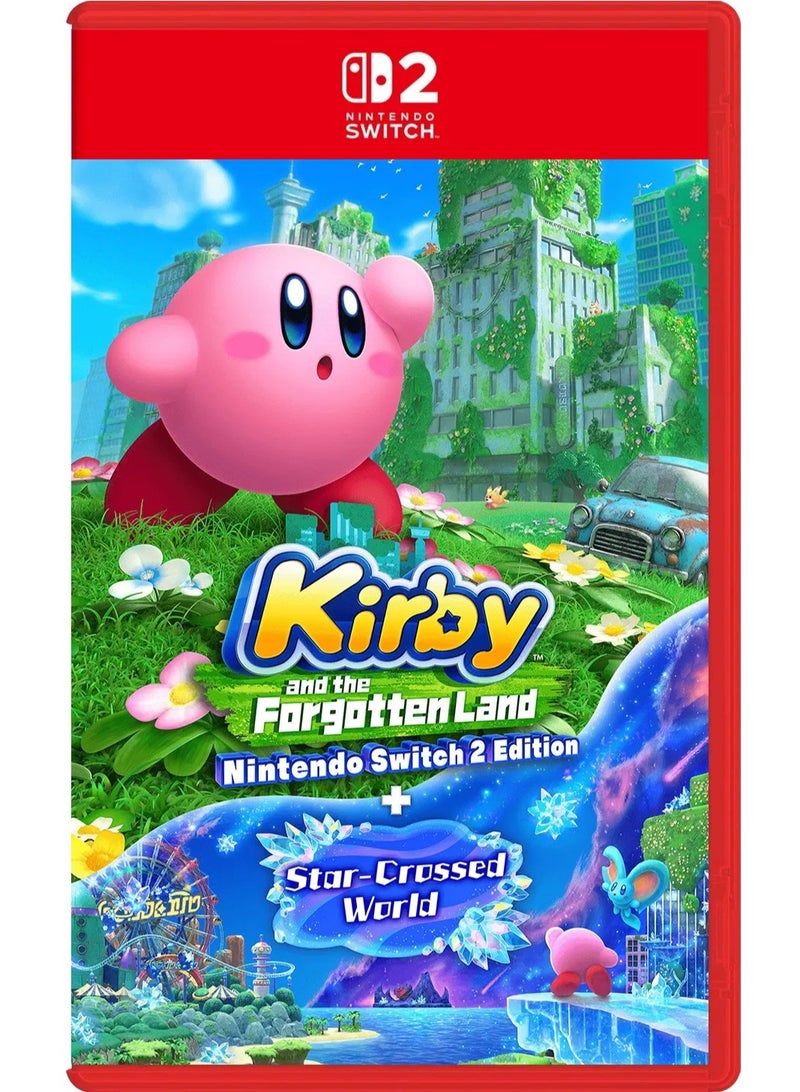Nintendo Kirby and the Forgotten Land: Nintendo Switch 2 Edition + Star-Crossed World Game Cart - Nintendo Switch - Image 1