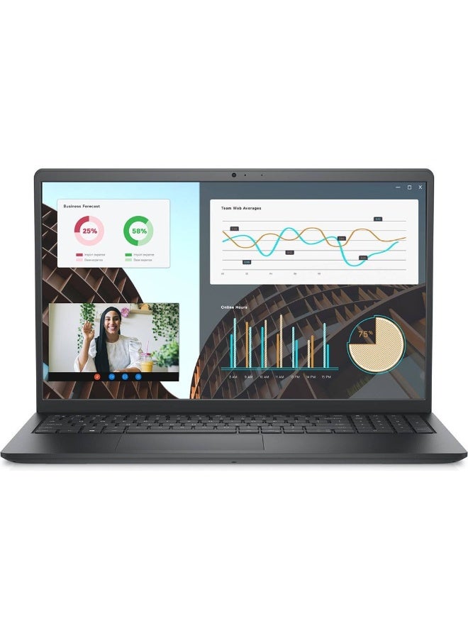 DELL Dell Vostro 3530 - 13th Intel Core i3-1305U, 8GB RAM, 512GB SSD, Intel UHD Graphics, 15.6 Inch FHD (1920 x 1080) 120Hz 250 nits Anti-Glare - Carbon Black