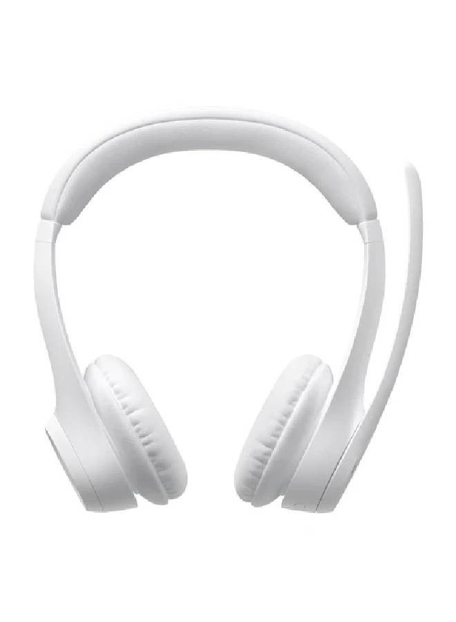 Logitech Zone 300 Wireless Bluetooth Headset With Noise-Cancelling Microphone White - Image 2