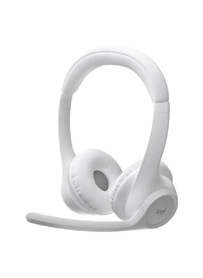 Logitech Zone 300 Wireless Bluetooth Headset With Noise-Cancelling Microphone White - Image 1