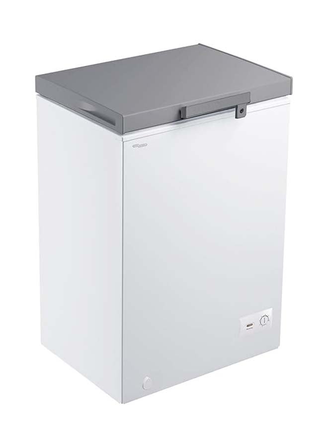 سوبر جنرال ثلاجة صندوقية بباب واحد سعة 150 لتر إجمالي و 100 لتر صافي، منخفضة الصقيع، مثالية للاستخدام المنزلي، ثلاجة عميقة مدمجة مع سلة تخزين، قفل ومفتاح - - Image 4