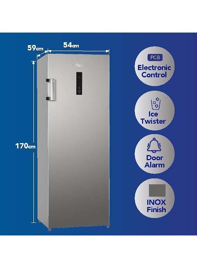 سوبر جنرال 270L Gross Capacity Upright Freezer, No Frost, LED Display With Digital Control, Ice Twist maker - 220 W SGUF381NFDCIE Inox Finish - Image 5