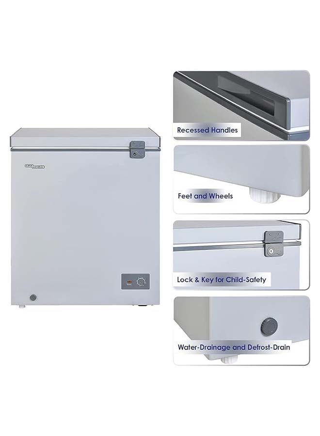 سوبر جنرال 200L Gross And 145 Net Capacity Single Door Chest Freezer, Low Frost, Silent Operation,Ideal for Home - 220 W SGF222HME White - Image 3