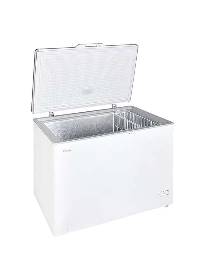 SUPER GENERAL 350 Liter Gross Volume Chest Freezer, Rectangular Deep-Freezer with Storage-Basket, Lock And Key, Wheels - 220 W SGF344HE White - Image 1