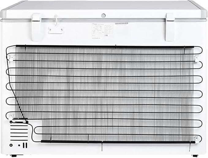 SUPER GENERAL 350 Liter Gross Volume Chest Freezer, Rectangular Deep-Freezer with Storage-Basket, Lock And Key, Wheels - 220 W SGF344HE White - Image 5