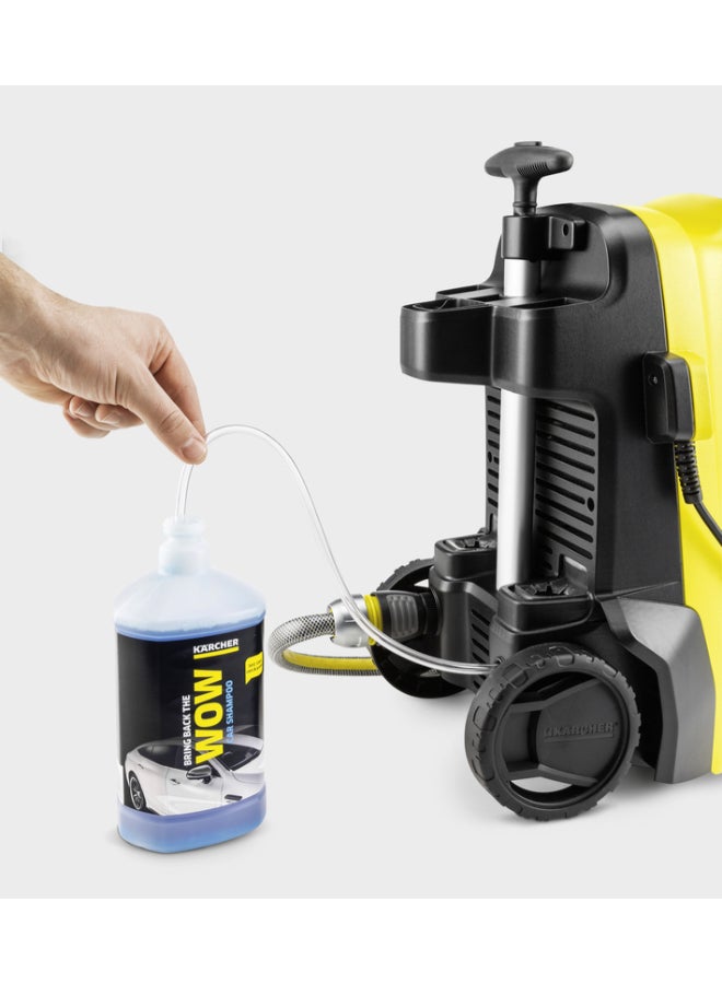 KARCHER K 4 Classic Compact Pressure Washer, 130 Bar, 420 L/h, 1.8kW, Vario Power & Dirt Blaster, Detergent Suction - Image 2