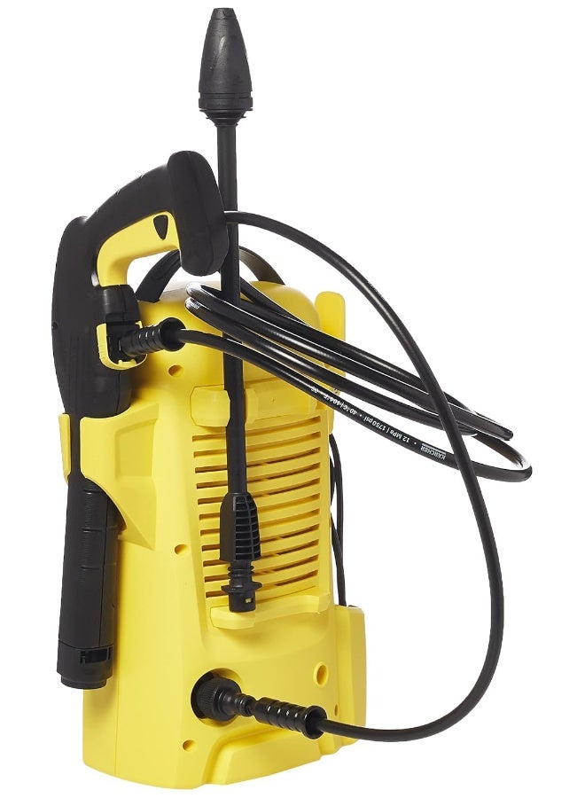 كارشر غسالة ضغط كارتشر 110 بار، 1400 واط لتنظيف المنزل العرضي، كارتشر K2 يونيفرسال - أصفر - Image 2