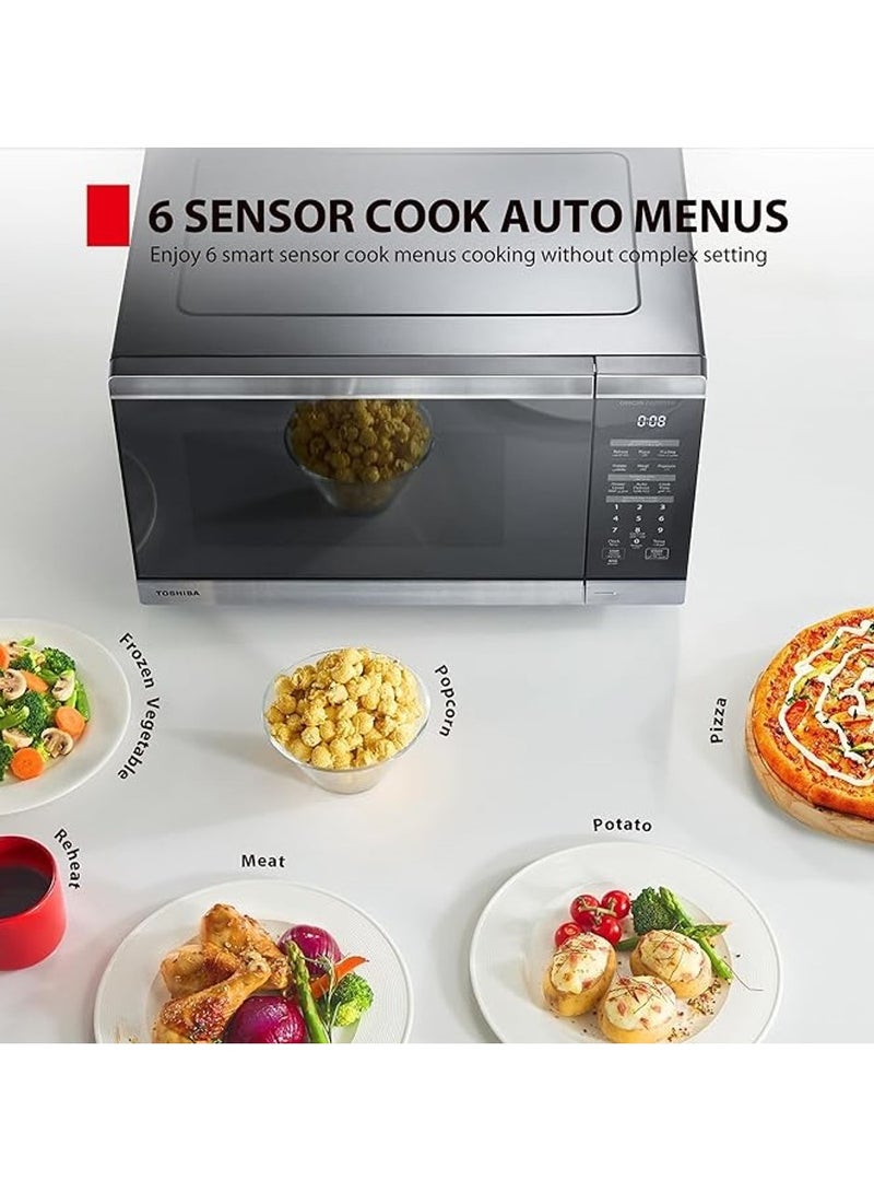 توشيبا Toshiba Microwave Oven 45 Liter 1200 Watt Inverter Technology ,Silver - ML3-EM45PFI(MB) 45 L 1200 W ML3-EM45PFI(MB) silver - Image 2