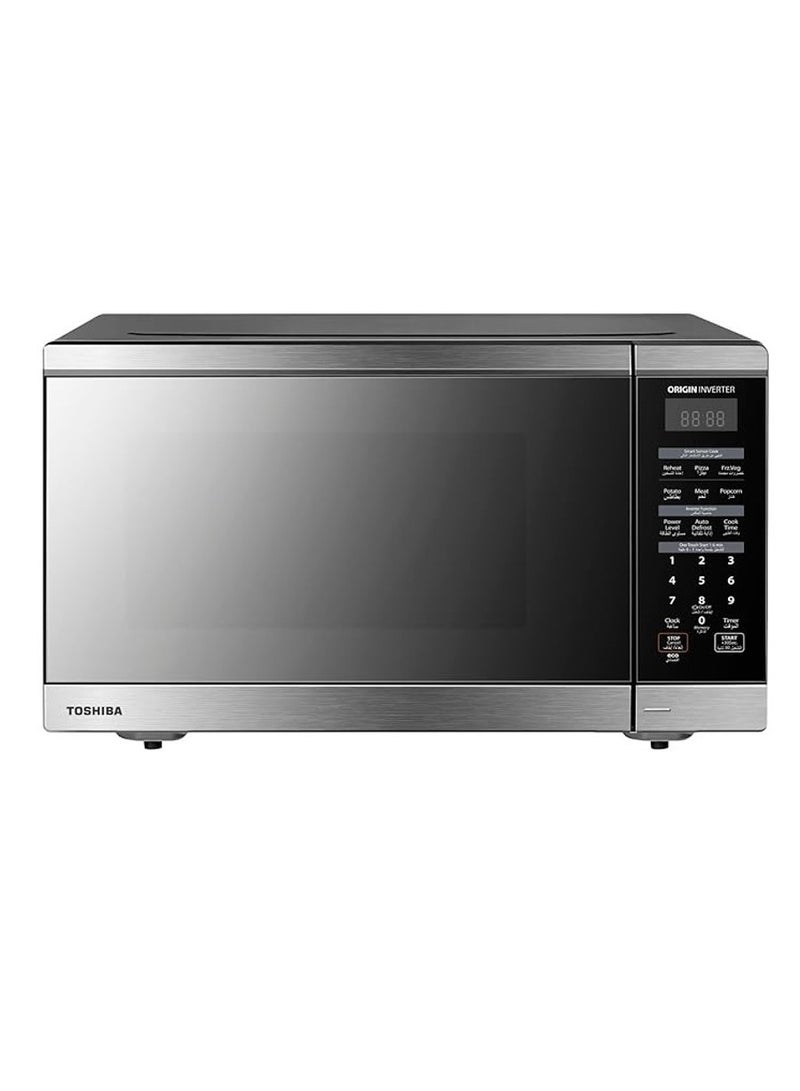 توشيبا Toshiba Microwave Oven 45 Liter 1200 Watt Inverter Technology ,Silver - ML3-EM45PFI(MB) 45 L 1200 W ML3-EM45PFI(MB) silver - Image 1