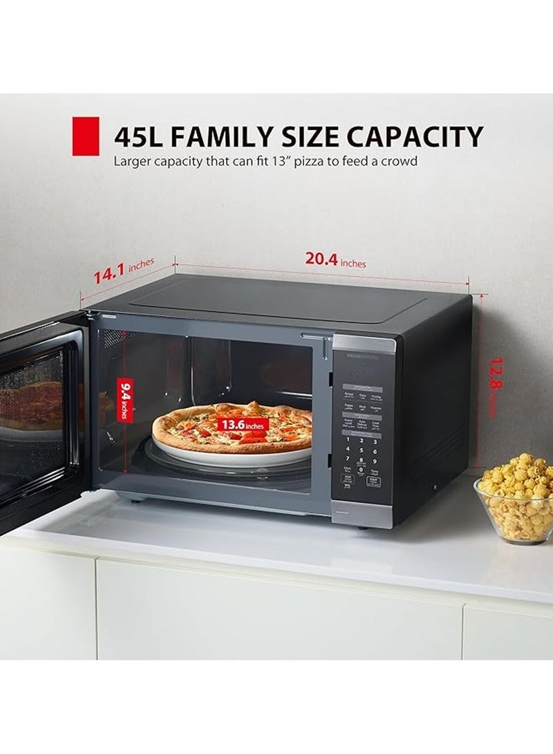 توشيبا Toshiba Microwave Oven 45 Liter 1200 Watt Inverter Technology ,Silver - ML3-EM45PFI(MB) 45 L 1200 W ML3-EM45PFI(MB) silver - Image 4