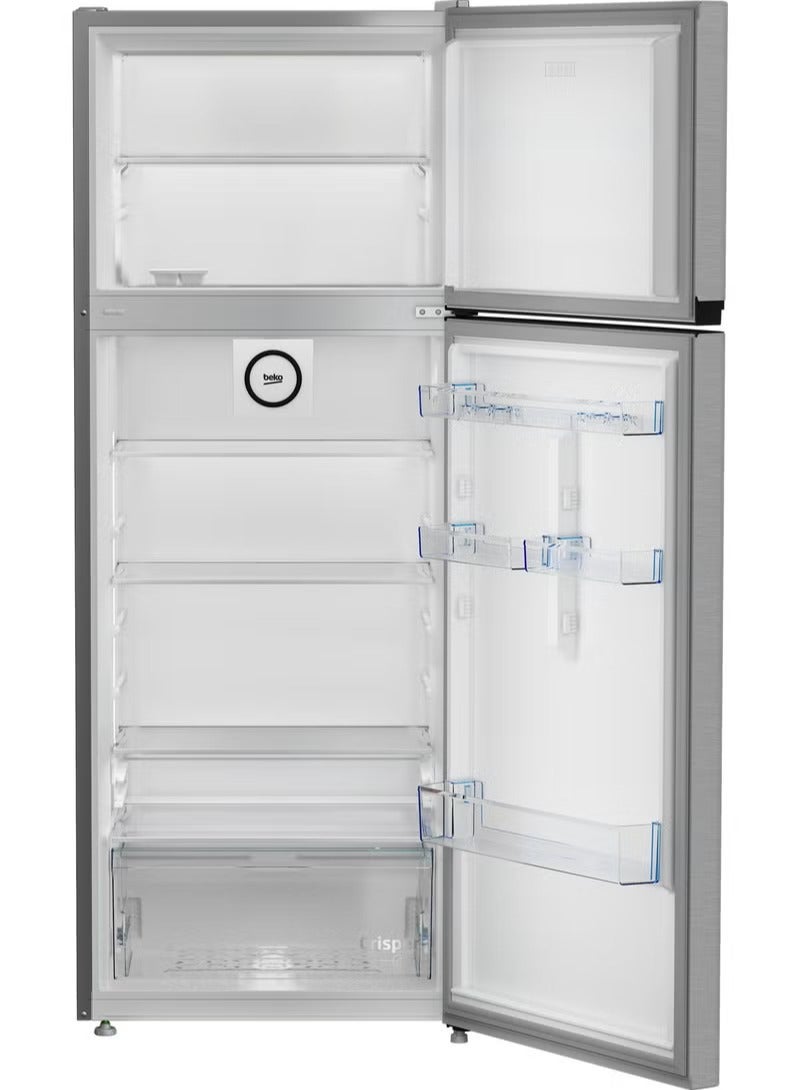 بيكو Beko Refrigerator Defrost Silver - 438L Net Capacity RDSG550M20SEG Brushed Silver - Image 3