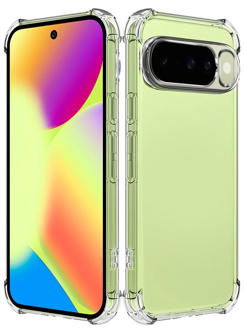 MARGOUN Gorilla Case Cover for Google Pixel 10 , Clear Slim Phone Cover, Anti-Scratch TPU Hard PC Back, Shockproof Protective Case with Camera Protection clear - Image 5