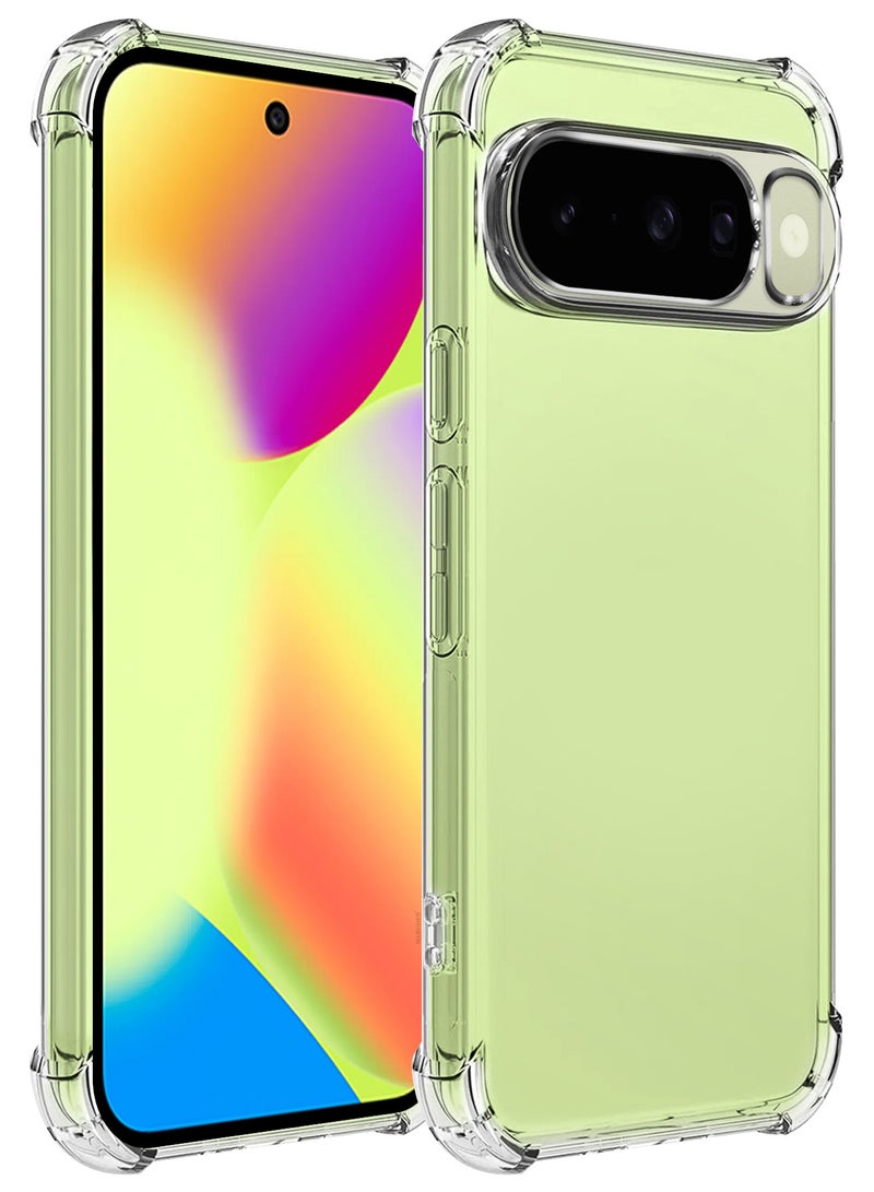 MARGOUN Gorilla Case Cover for Google Pixel 10 , Clear Slim Phone Cover, Anti-Scratch TPU Hard PC Back, Shockproof Protective Case with Camera Protection clear - Image 3