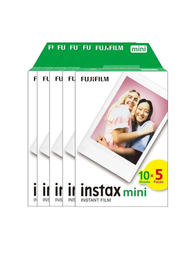 FUJIFILM Fujifilm Instax Mini Instant Film – 50 Sheets White (50 Sheets) - Image 2