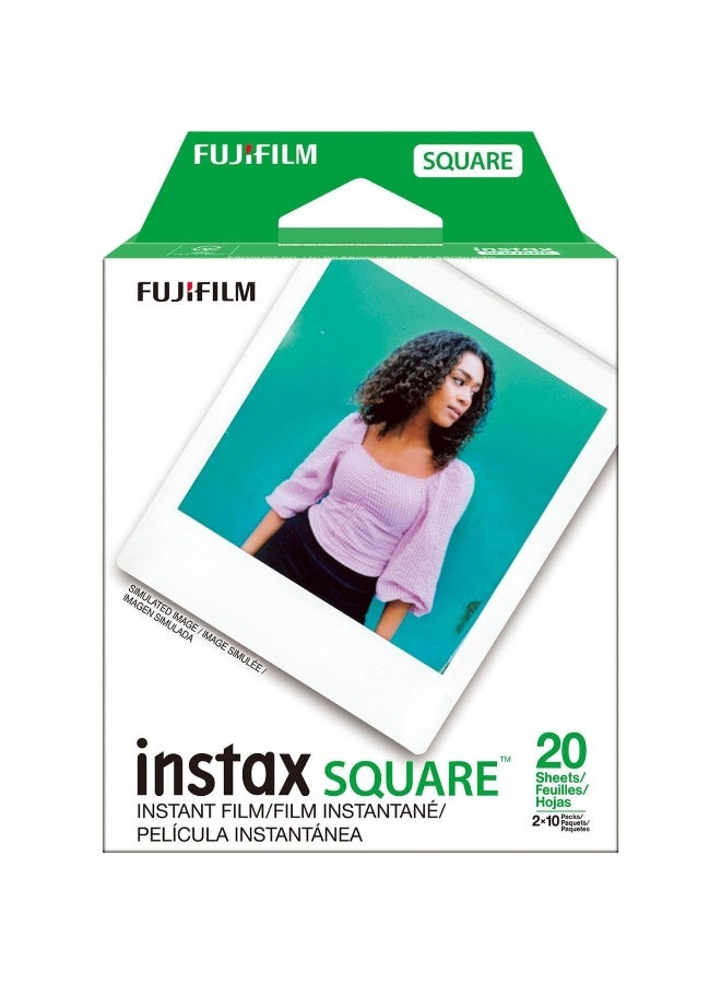 Fujifilm Instax Square Twin Pack Film - 20 Exposures - Image 2