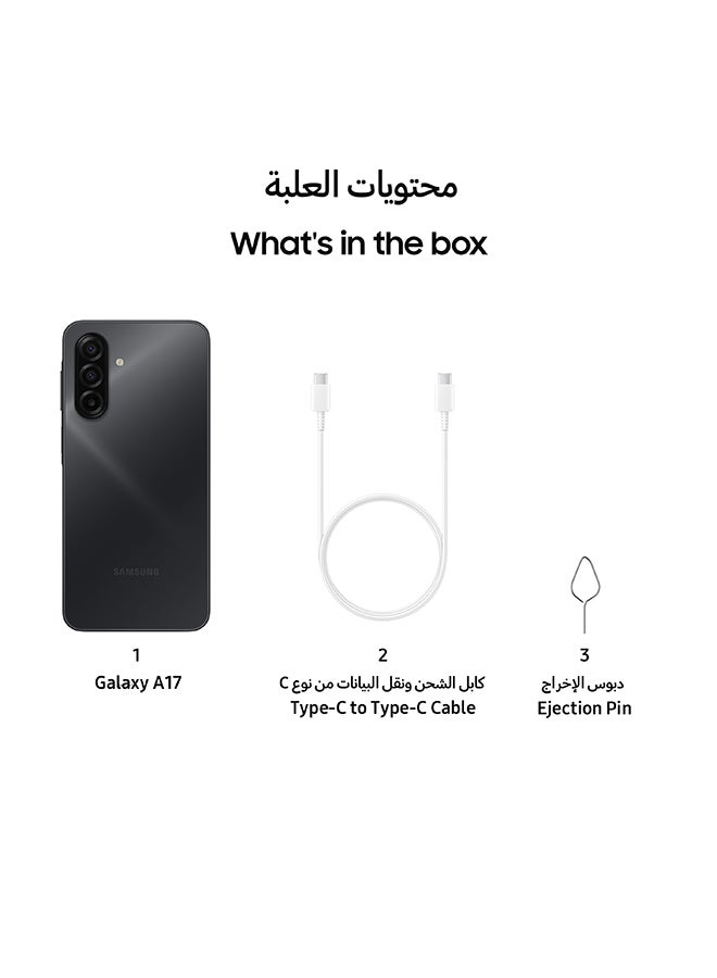 Samsung Galaxy A17 Dual SIM 4G Black 8GB RAM 256GB - Middle East Version - Image 4