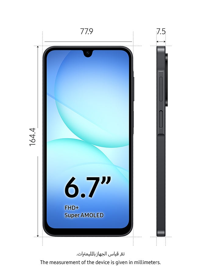 Samsung Galaxy A17 Dual SIM 4G Black 8GB RAM 256GB - Middle East Version - Image 3