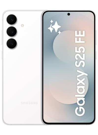 سامسونج Galaxy S25 FE AI Dual SIM 5G White 8GB RAM 256GB - Middle East Version - Image 1