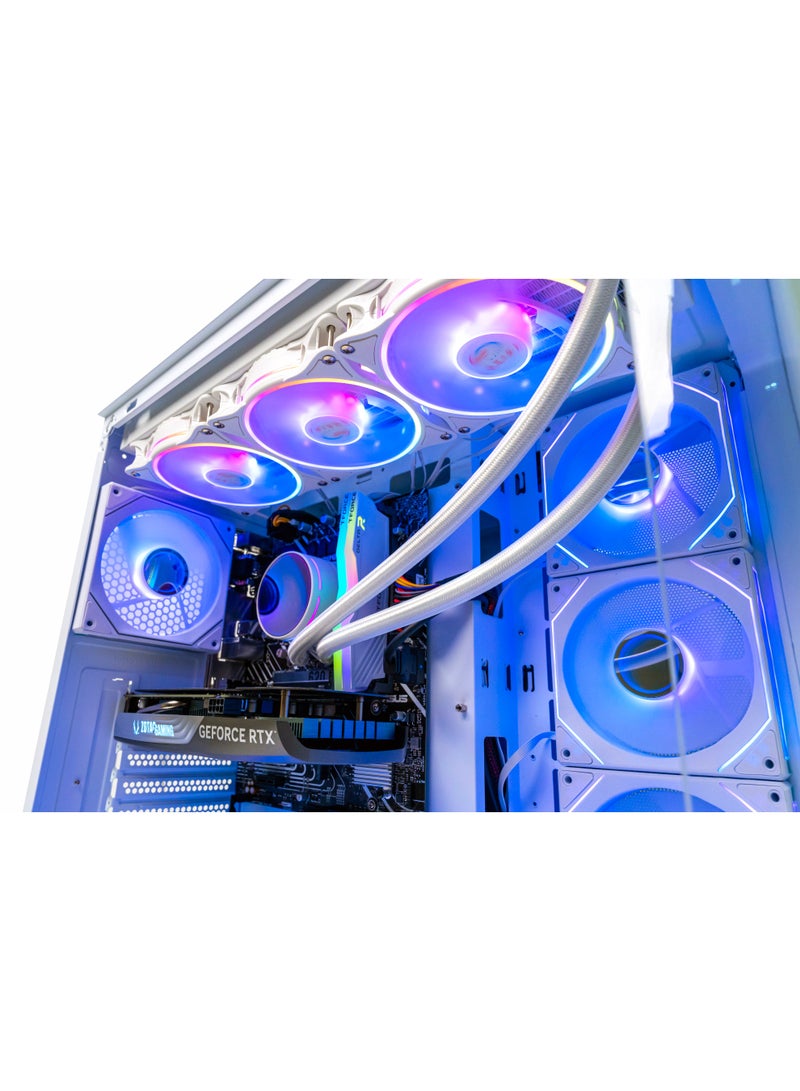 Setup Master Gaming PC With Intel Core i5-12400F Processor/16GB RAM DDR5/1TB SSD/Nvidia GeForce RTX 3050 Graphics Card/Windows 11 Pro+ Egeira Gaming Monitor EG24F18 S series Flat 23.8 inch Fast IPS FHD 200Hz Display + Mouse and Keyboard/ White - Image 3