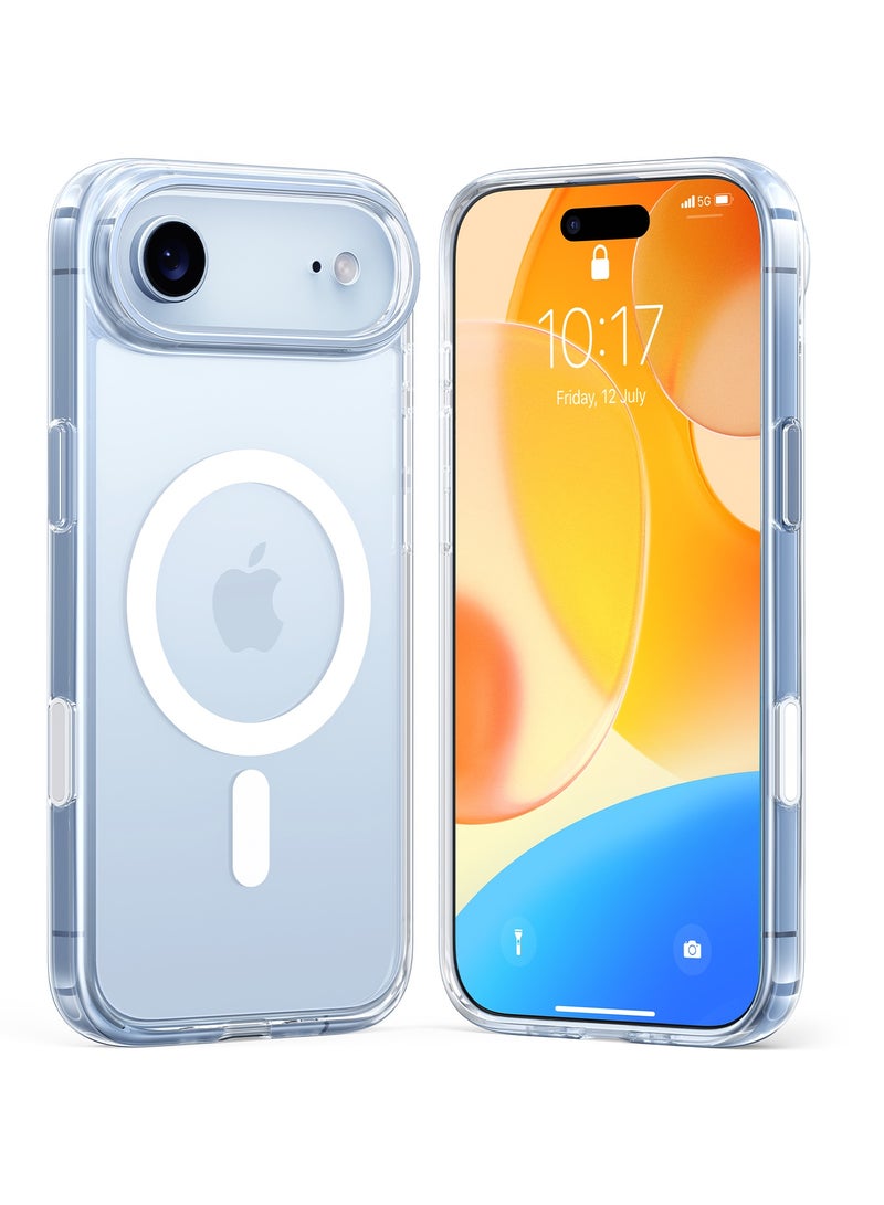 TORRAS Guardian-Mag Series iPhone 17 Air Clear Case, Magnetic Shockproof, Military-Grade, Anti-Yellowing - Clear - Image 1